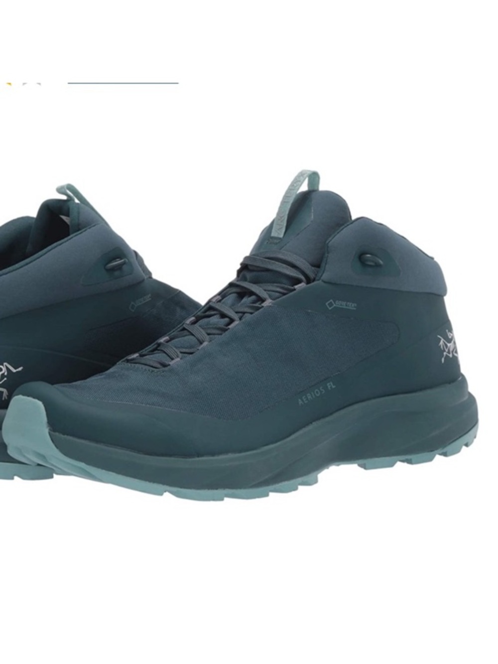 ARC'TERYX - AERIOS FL MID GTX WOMEN'S HIKING BOOT, Teal, Size 10, EUC